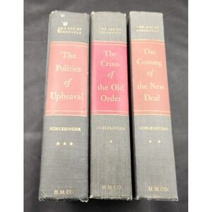 The Age of Roosevelt Complete Set New Deal by Arthur Schlesinger, Jr.